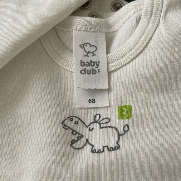 Lot of 5 short sleeved body suits for baby ( EU size 68, US 3-6 mo) - Picture 4 of 5